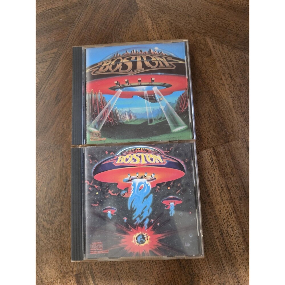 BOSTON 2 CD Lot - Self-Titled Debut (1976) & Don't Look Back (1978) - Epic...